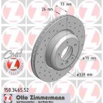 Zimmermann Bremsscheibe Gelocht Vorderachse 338x26mm...