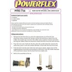 2 x Powerflex PFR5-716 äusseres PU Lager Integrallenker Hinterachse BMW e60 e61 e39 e53