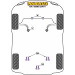 Powerflex PFR5-6031 PU Hinteres Differentiallager f&uuml;r BMW 5er F10 F07 6er F06 7er F01 (Nr.41)