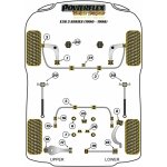 2 x Powerflex PFR5-326BLK hintere PU Difflager für...