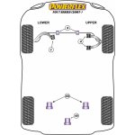 4x Powerflex PU Vorderachse Querlenkerbuchsen Oben für BMW 5er 6er 7er i8 F01 F06 F07 F10 F11 F12 F13 (Nr.4)