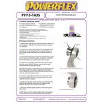 4 x Powerflex PFF5-1405 PU Buchsen für Querlenker Vorderachse oben für BMW X5 E70 F15 X6 E71 F16 (Nr.5)