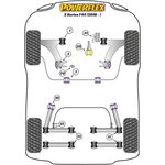 2 x Powerflex PFF5-1302G hintere PU Buchse Vorderachse Nachlaufkorrektur für BMW MINI (Nr.2)