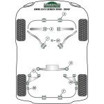 2x Powerflex PFR5-632H Hintere PU Differentiallager...