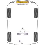 Powerflex PFR5-4024 PU Buchsen Hintere Differentiallager...