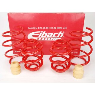 Eibach Sportline 50/25mm Tieferlegungsfedern für BMW e46 Limo Coupe Touring