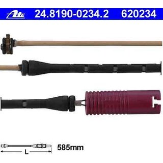 ATE Warnkontakt Verschlei&szlig;snsor Vorderachse f&uuml;r BMW e38 750i 740d