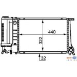 MAHLE Premium Line Kühler 440x328x40mm für BMW...