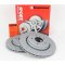 Zimmermann Sport rear drilled brake discs 320x22mm for BMW e46 330i 330xi 330d 330xd