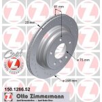 Zimmermann Sport Bremsscheibe gelocht 298x20mm...