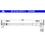 ATE Bremsschlauch Hinterachse für BMW 7er E38