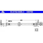 ATE Bremsschlauch vorne für BMW E46 / Z4