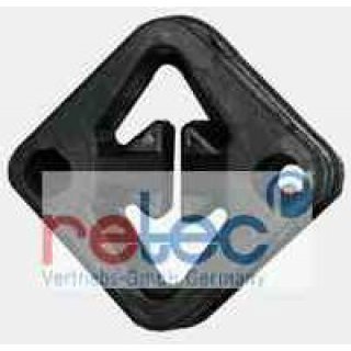 Auspuffgummi Eckig mit Gewebeeinlage für div. BMW