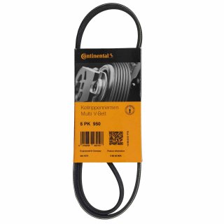 Contitech V-ribbit belt for BMW E46 4 Zyl. M43 Air conditioning compressor