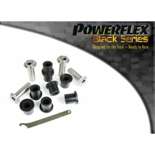 4x Powerflex PFR5-306GBLK PU Buchsen Schräglenker HA exzentrisch verstellbar BMW e21 e30 e36 compact