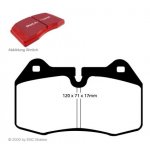 EBC Redstuff Bremsbeläge vorne für BMW e31 e38...