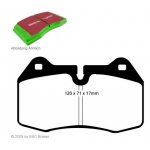 EBC Greenstuff Bremsbeläge vorne für BMW e31...