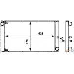 Motorkühler von Hella für BMW E60 E61 6Zyl. Diesel