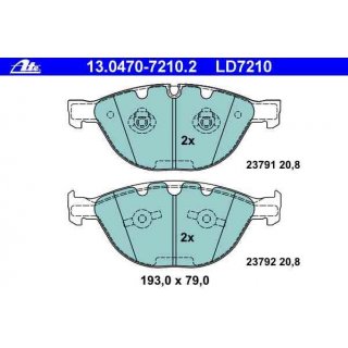 ATE Ceramic Bremsbeläge BMW e60 / e61 / e65 / e66 (für 348mm Scheiben)