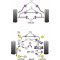 2 x Powerflex PFR5-416 Rear upper strut mount BMW E81 E82 E87 E88 E90 E91 E92 E93 (Nr.16)