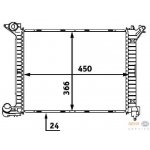 Wasserkühler von Hella Behr für Mini R50- R53...