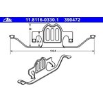 ATE Sicherungsfeder für Bremssattel Hinterachse...