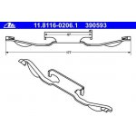 ATE Feder für Bremssattel vorne BMW E81 E87 E36 E46...