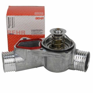 BEHR 88°C Thermostat + Alu Thermostatgehäuse für BMW E36 E34 bis 11.1995
