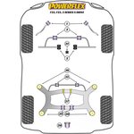 2 x Powerflex PFR5-1913-13 PU Stabilager 13mm Hinterachse für BMW 1er 2er 3er 4er (Nr.13)