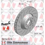 Zimmermann Formula Z Bremsscheibe 374x36mm links BMW M5...