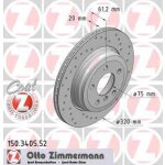 Zimmermann Sportbremscheibe Hinterachse 320x20mm BMW E60...