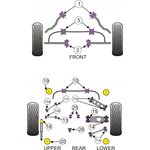Powerflex PFR5-426 hinteres PU Lager Differntial für...